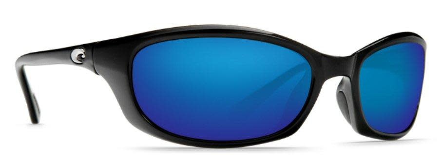 Costa Costa Harpoon 11 Shiny Black Frame w/ Blue Mirror 580P Lens