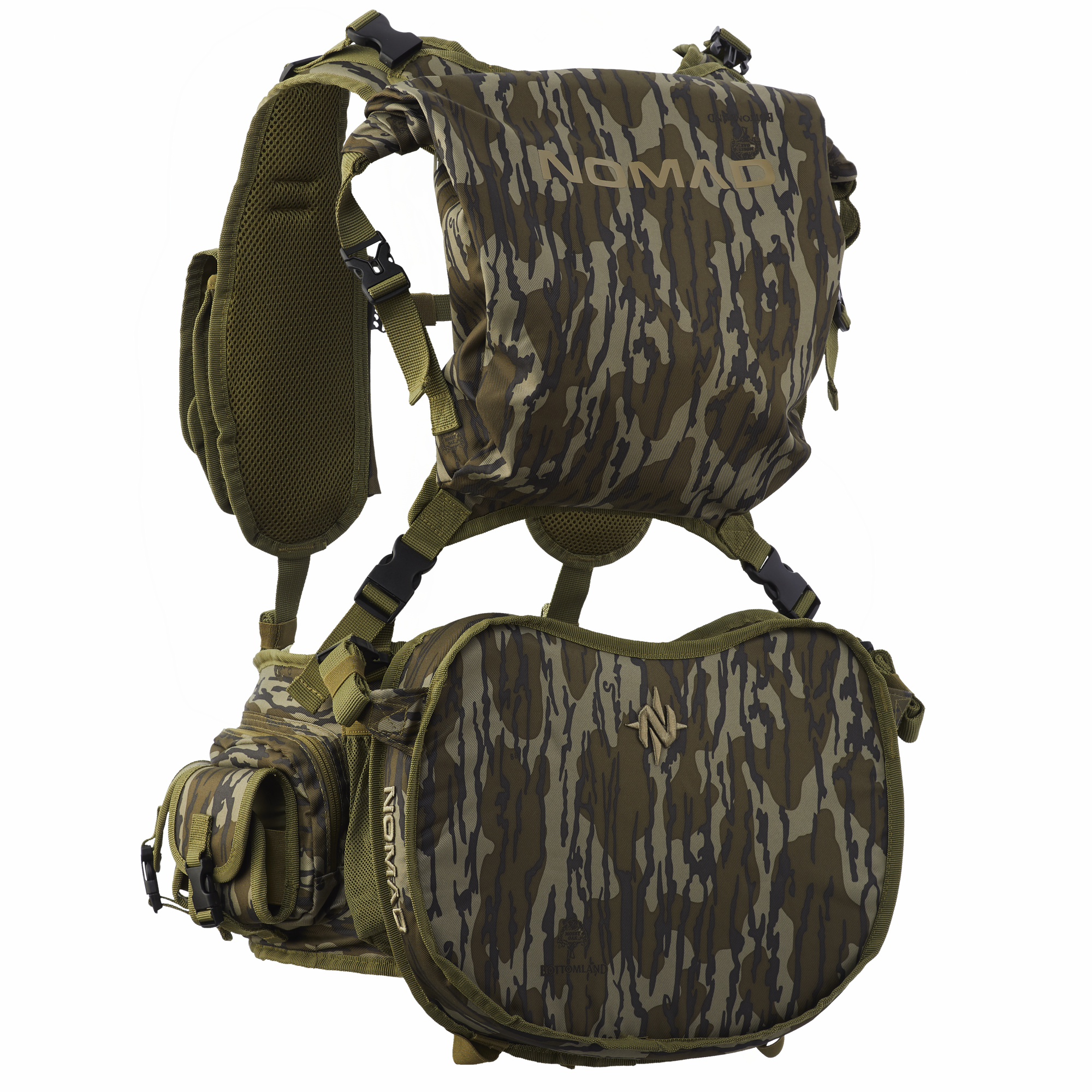 Nomad Nomad Pursuit Convertible Turkey Vest in MO Bottomland