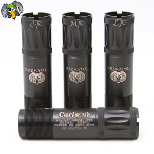 Carlson's 12 Gauge Cremator Extended Non-Ported Choke Rem Choke Stainless Steel Black