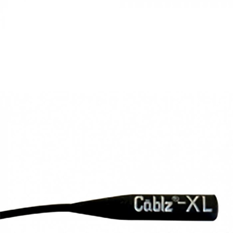 Cablz Cablz XLSiliconeBlack XL Silicone, 16" Black XL Ends