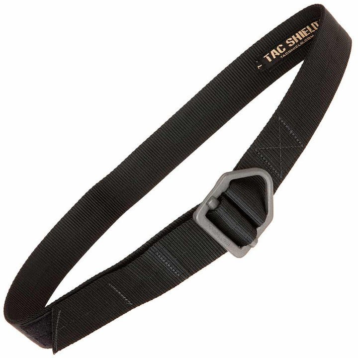 tac shield Tacshield Products - TacShield Tactical Rigger Belt, 1.75" Double Wall, Black, Small 30"-34"