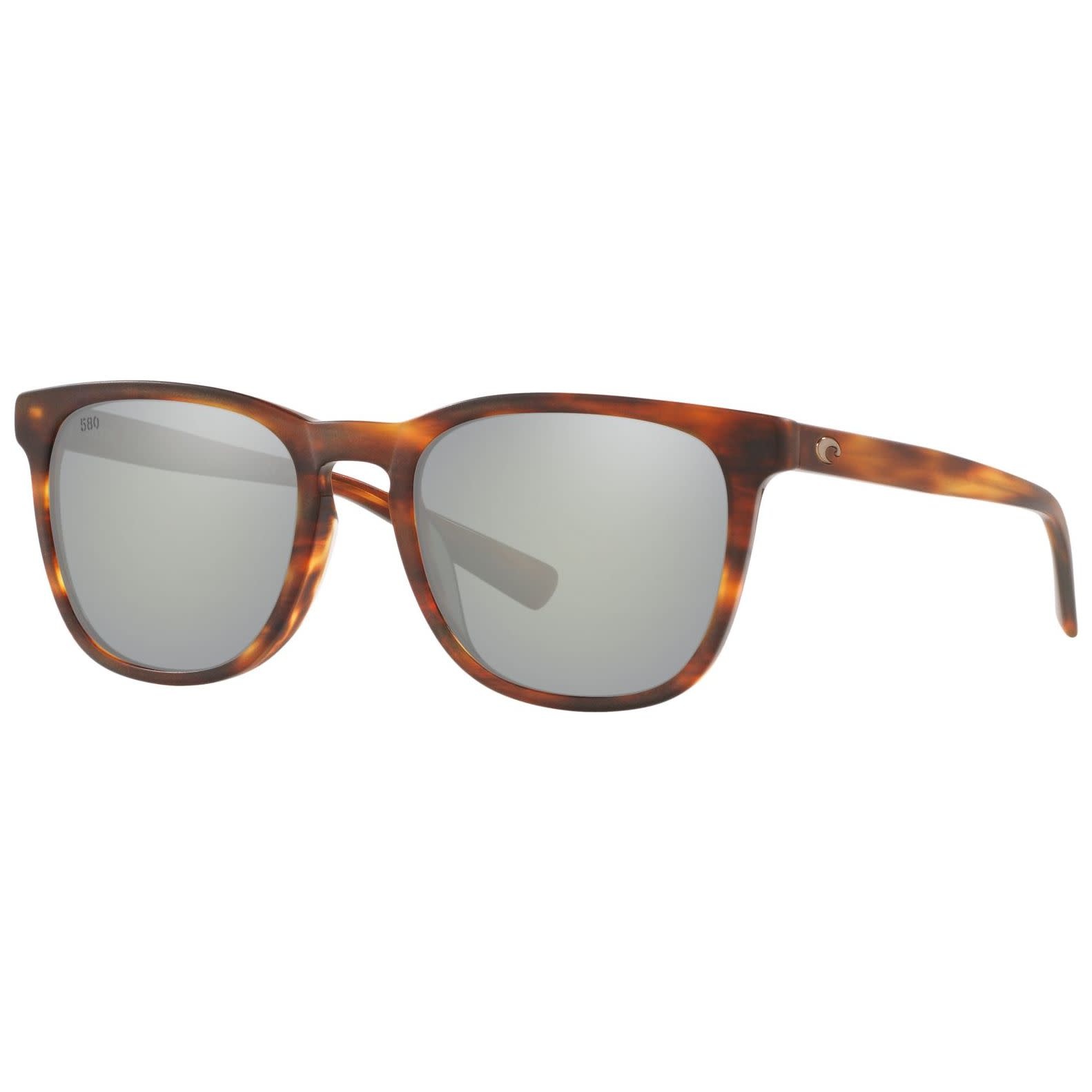 Costa Costa Sullivan 191 Matte Tortoise w/ Gray Silver Mirror 580 G Lens