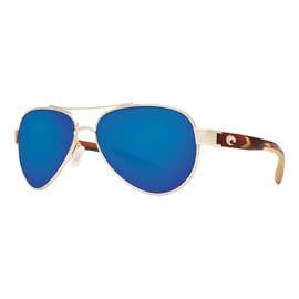 Costa Costa Loreto 64 Rose Gold Frame w/ Blue Mirror 580P Lens