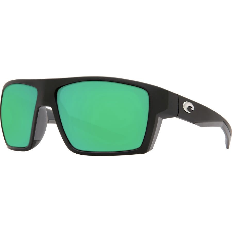 Costa Costa Bloke 124 Matte Black/Gray Frame w/ Green Mirror 580P Lens