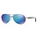 Oakley Oakley Feedback Polished Chrome w/ Prizm Sapphr Iridium Polarized Sunglasses