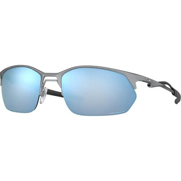 Oakley Oakley Wire Tap 2.0 Satin Lead w/ Prizm Deep Water Polarized Sunglasses