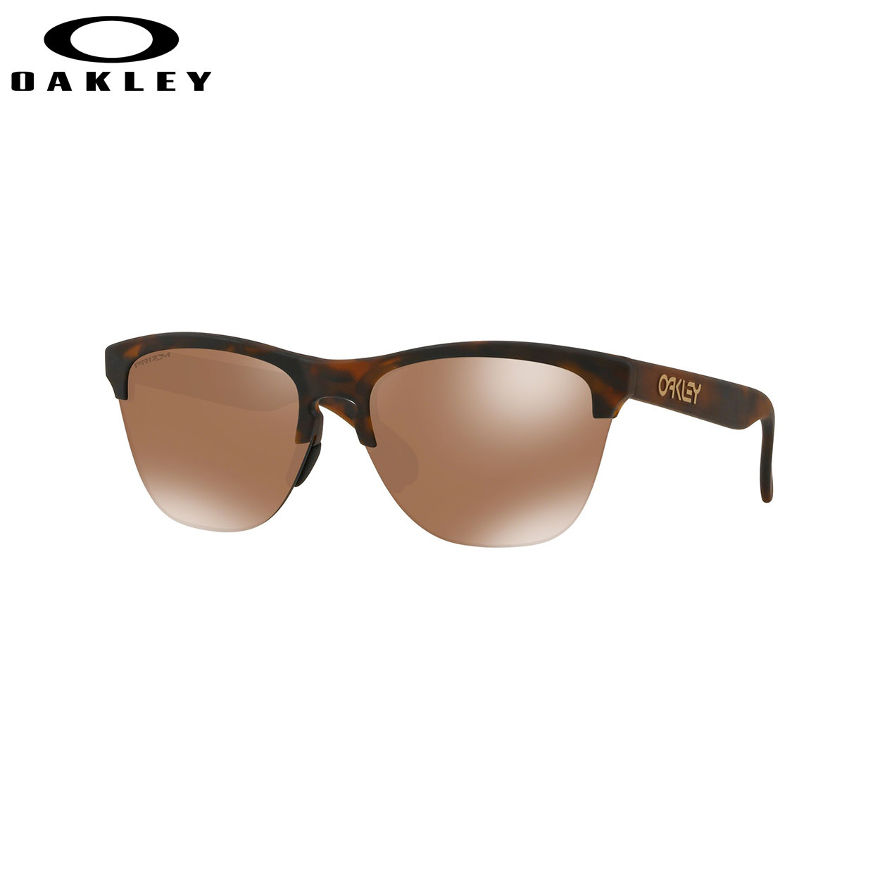 Oakley Oakley Frogskins Like Matte Brown Tortoise w/ Prizm Tungsten Sunglasses
