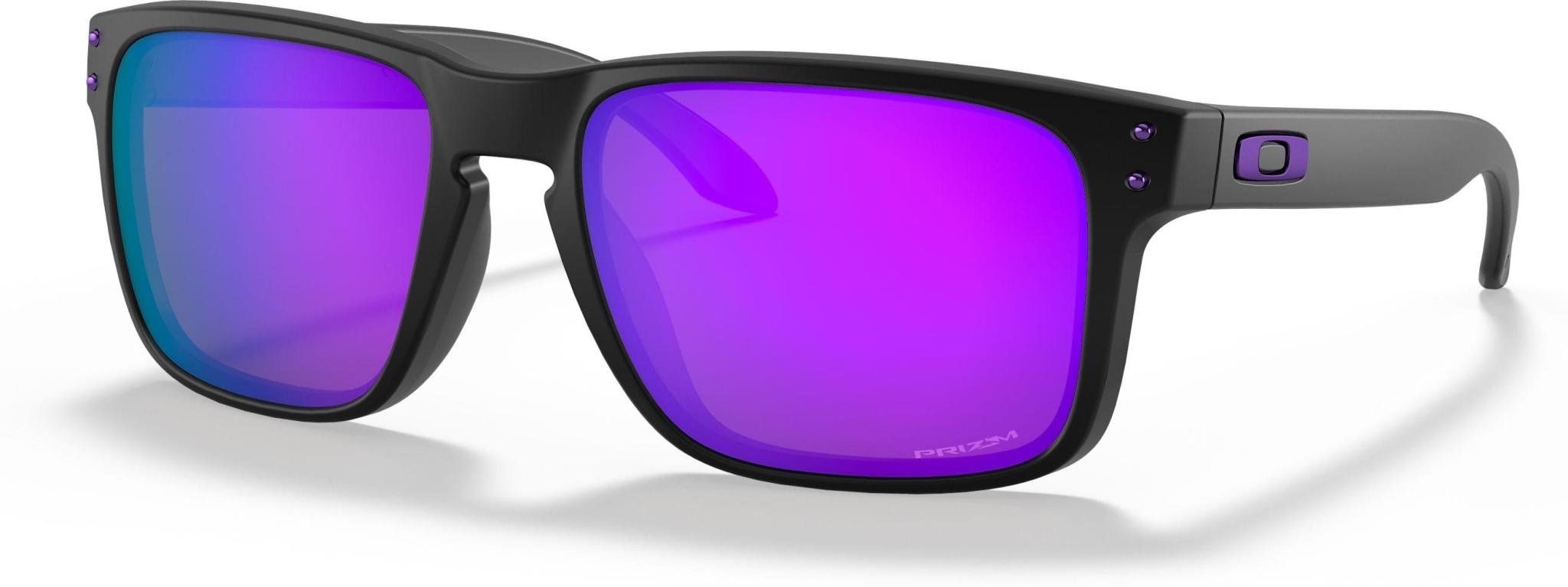 Oakley Oakley Holbrook XL Matte Black w/ Prizm Violet Polarized Sunglasses