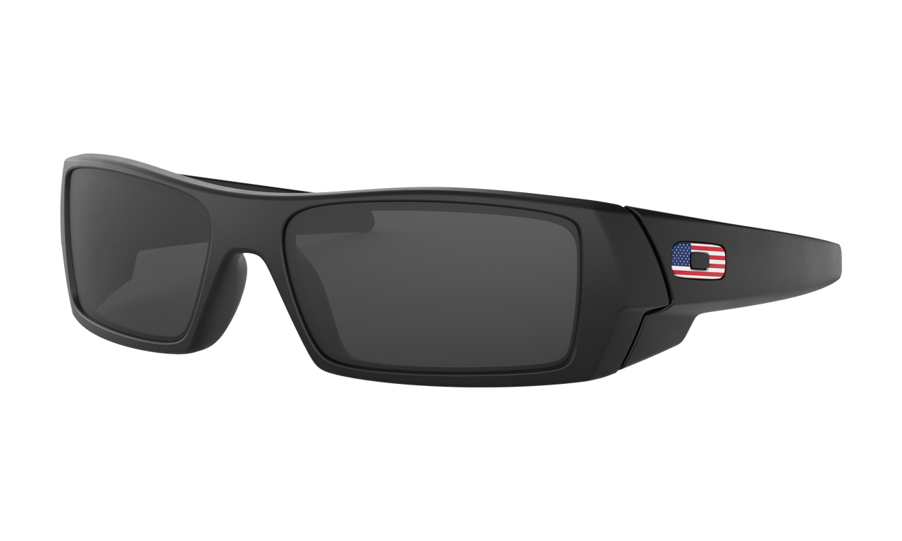 Oakley Oakley Gascan Matte Black w/ Prizm Grey American Flag Glasses