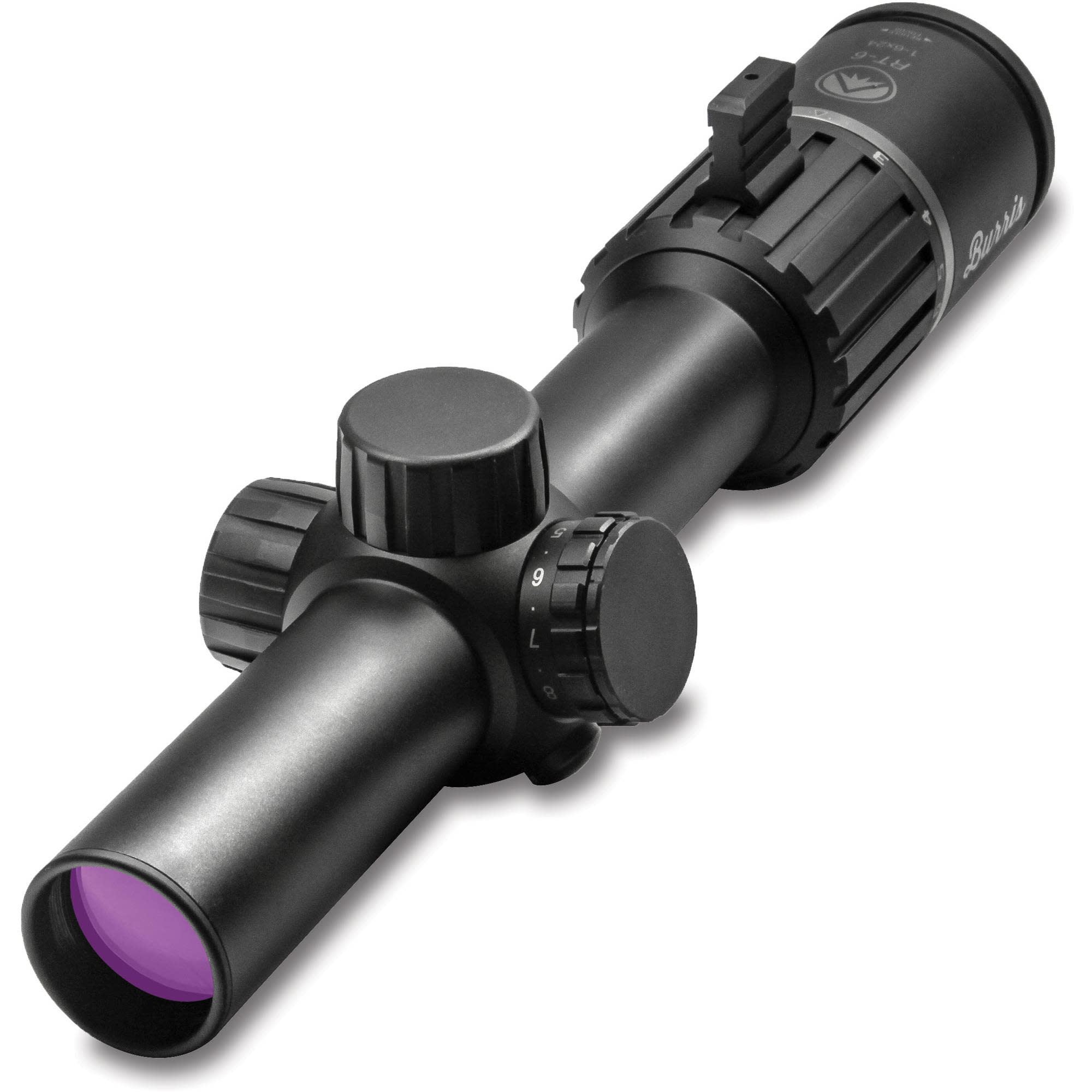 Burris Burris RT6 Rifle Scope 30mm Tube 1-6x 24mm Illuminated Ballistic AR Reticle Matte