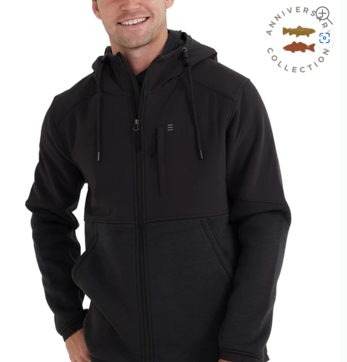Free Fly Free Fly Mens Bamboo Sherpa Lined Elements Fleece Jacket