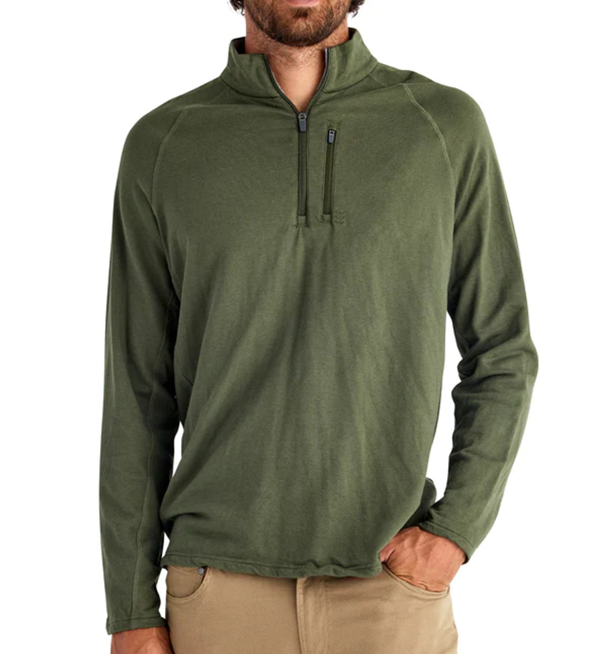 Free Fly Free Fly Men's Bamboo Heritage Fleece 1/4 Zip