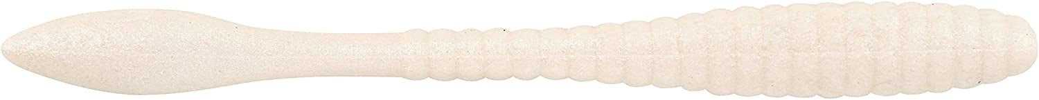 Berkley Berkley PBMS 4.25" Flatworm, White Pearl 8ct...8951