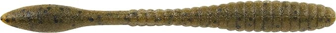 Berkley Berkley PowerBait Maxscent Flatworm, 4'' 10 ct, Green Pumpkin...0316