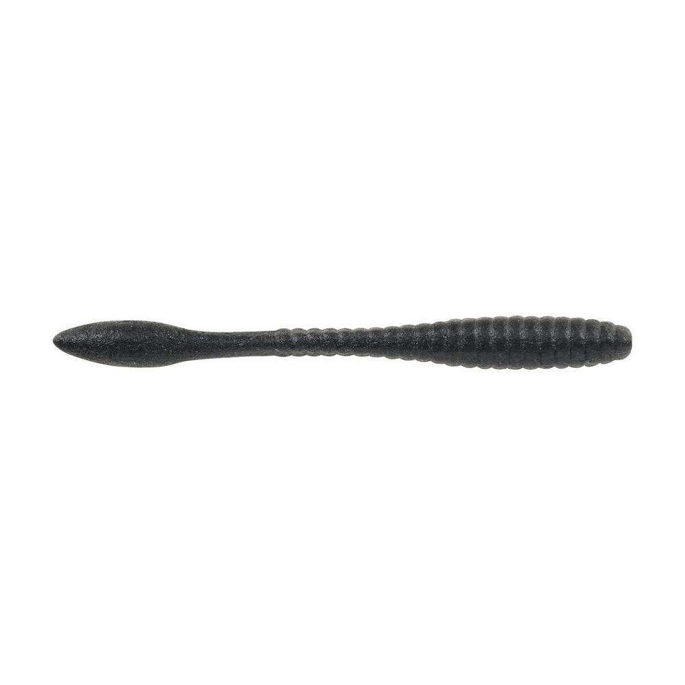 Berkley Berkley Powerbait Max Scent 3.6" Flatworm Black 10ct