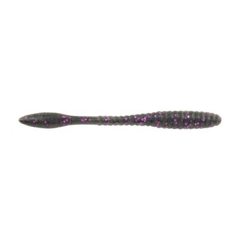 Berkley Berkley Powerbait MaxScent 3.6" Flatworm Smoke Black Purple 10ct...0347