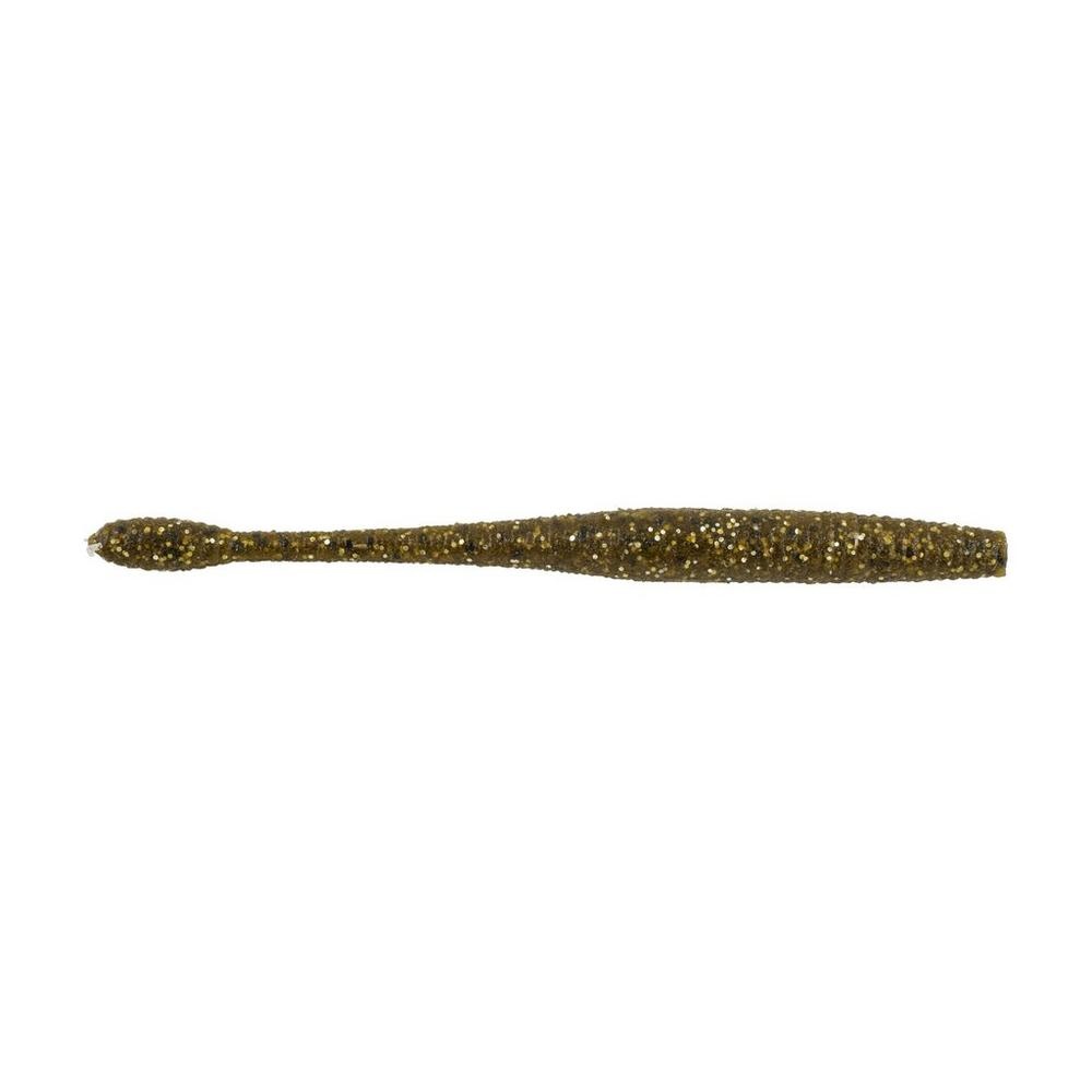 Berkley Berkley Powerbait Max scent Hit Worm Size 4.5" Green Pumpkin Magic