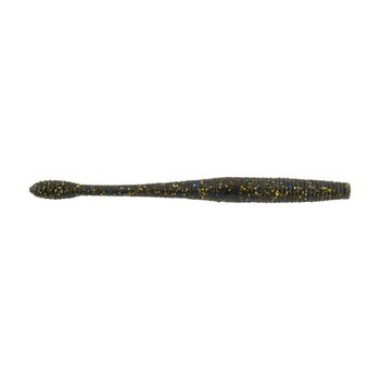 Berkley Berkley PBMAX Hit Worm Size 4.5" Smoke Black Blue Gold