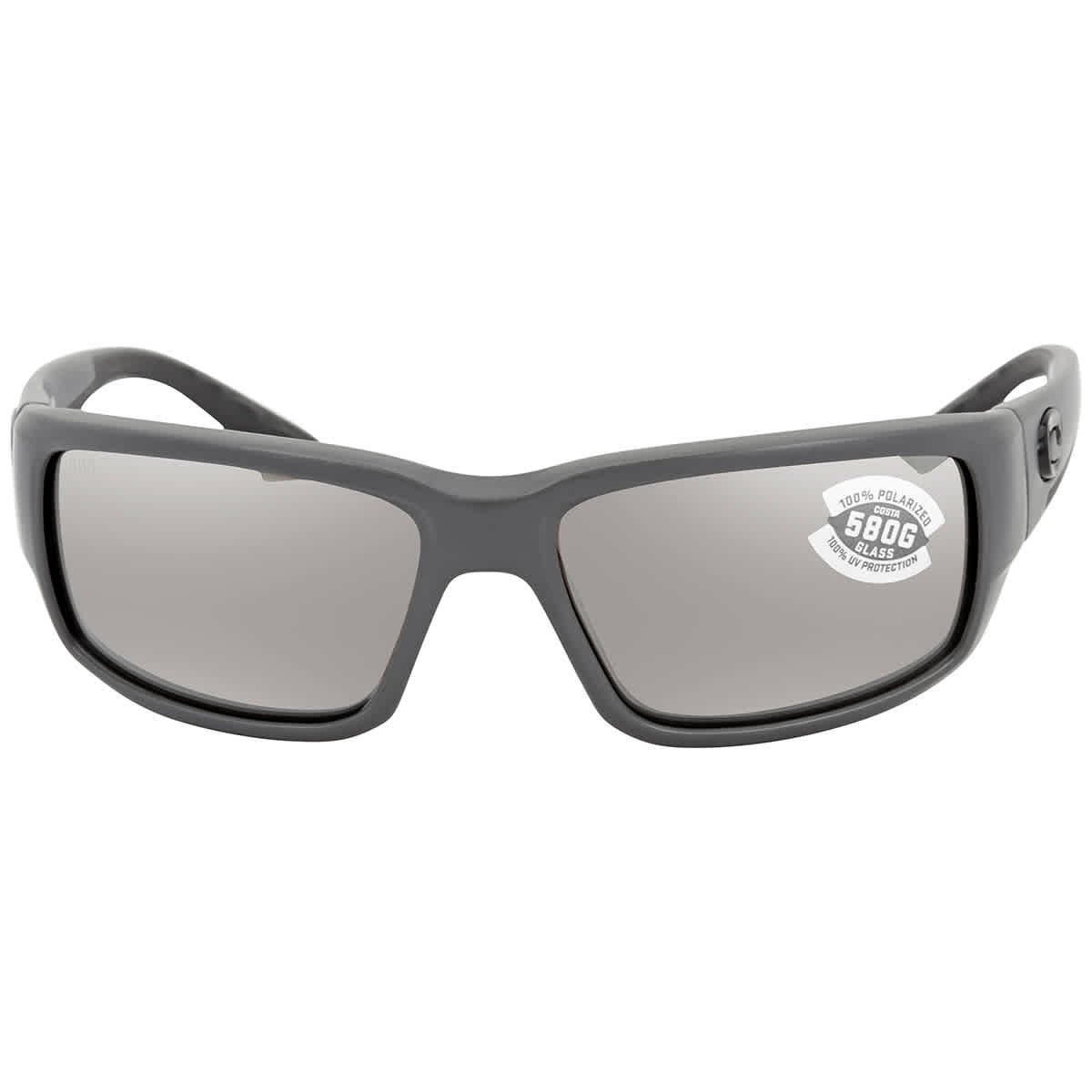 Costa Costa Fantail Matte Gray Frame w/ Copper Silver Mirror 580G Lens