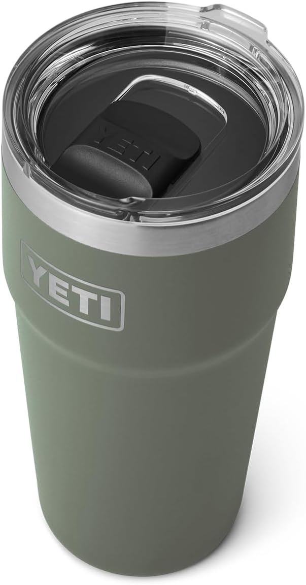 YETI Rambler Camp Green Pint with Magslider Lid, 16 oz.