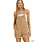 Vanilla Monkey Washed Knot Strap Romper