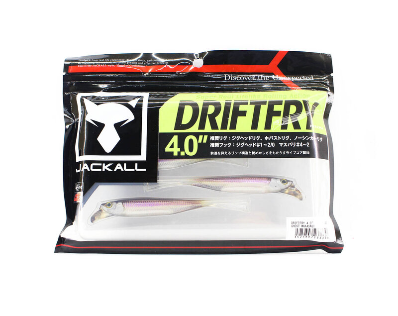 Jackall Jackall Drifter Driftfry 4.0" Ghost Wakasagi 5pk...9373