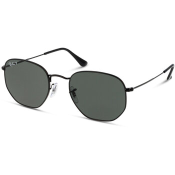 Rayban Ray-Ban Hexagonal Black w/G-15 Green Lens...3852