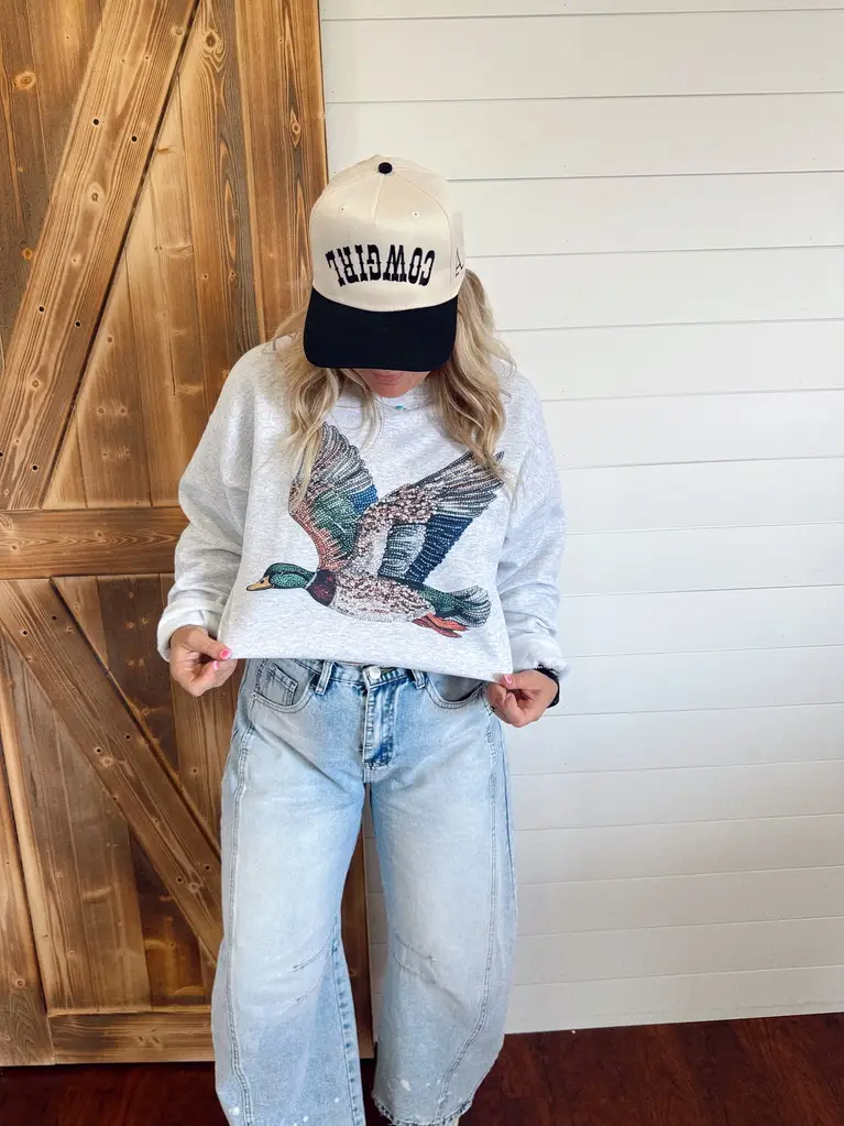 The Walking A The Bedazzled Duck Sweatshirt ||