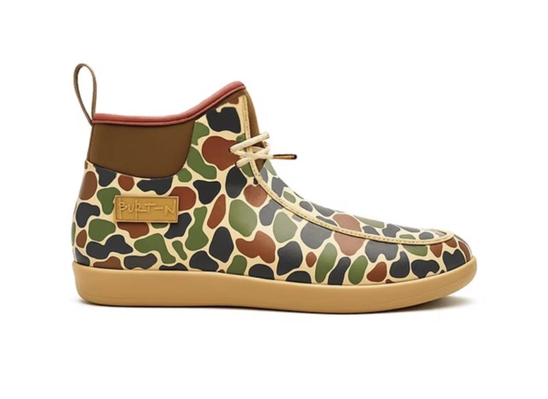 Burt-N Men's Flybridge Camo Deck Boot - JC's Outdoors