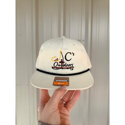 Richardson Richardson Embroidered JC's Rope Hat in Cream