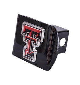 Hitch Cover Black with Color Double T
