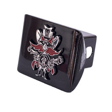 Hitch Cover Black with Raider Red