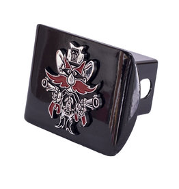 Hitch Cover Black with Raider Red