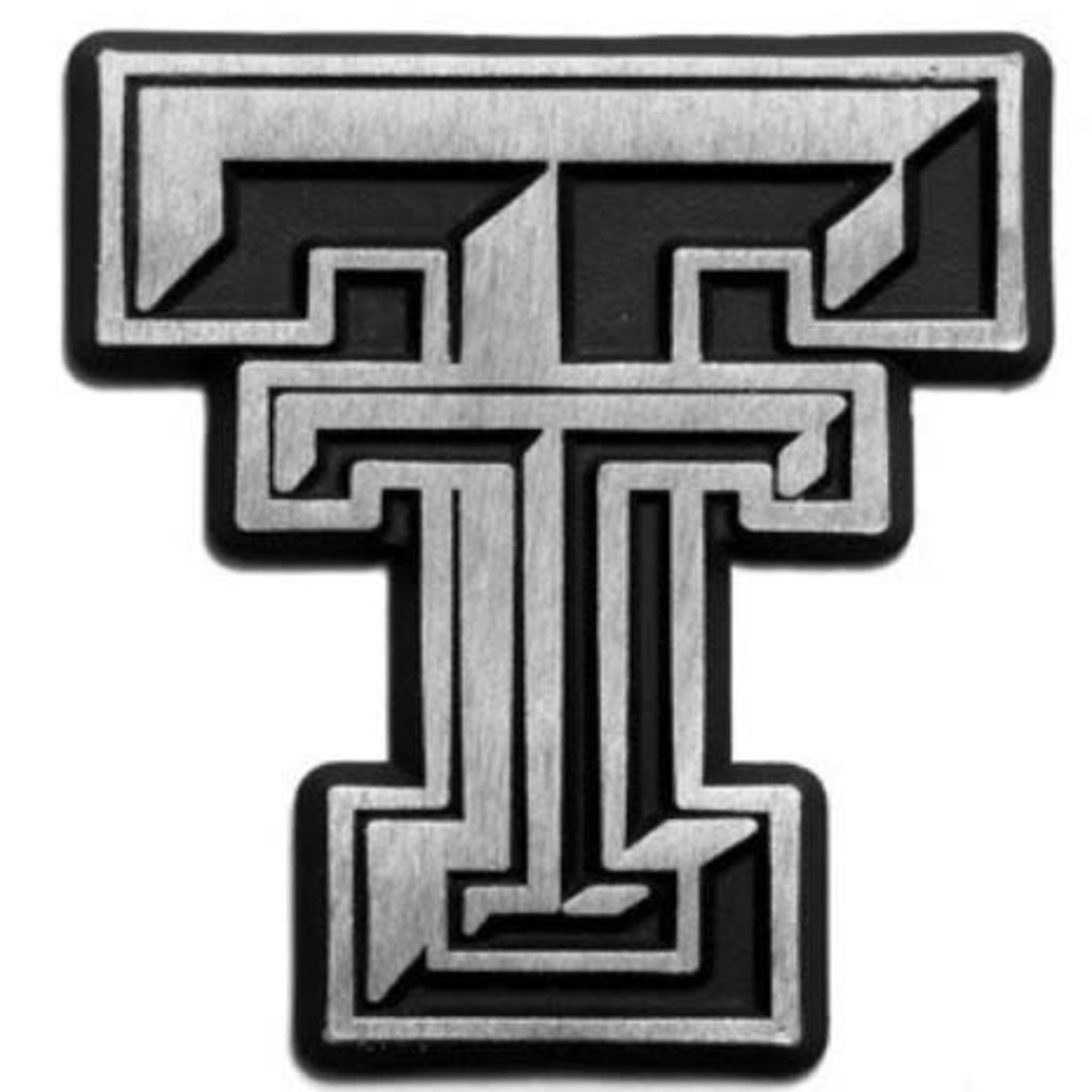 AMG Auto Emblem Matte Chrome Double T