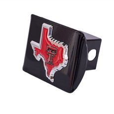 AMG Hitch Cover Black with Red Lonestar Pride