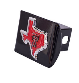 AMG Hitch Cover Black with Red Lonestar Pride
