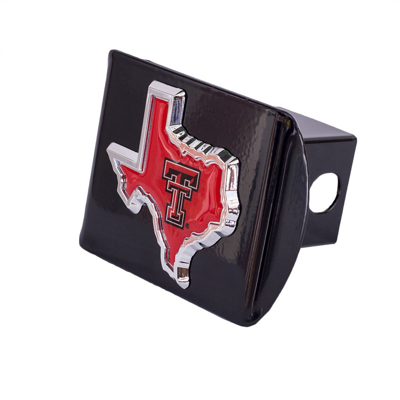 AMG Hitch Cover Black with Red Lonestar Pride