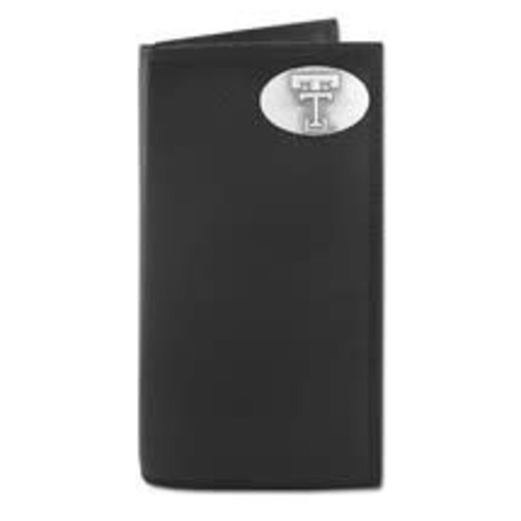 Zeppelin Products Black Pebble Grain Roper Wallet