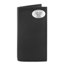 Zeppelin Products Black Pebble Grain Roper Wallet
