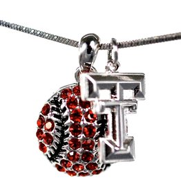 Crystal Baseball Necklace