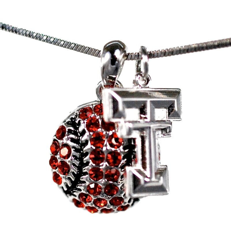 Crystal Baseball Necklace