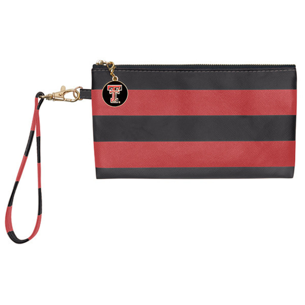 Blake Wristlet Red/Black Stripe