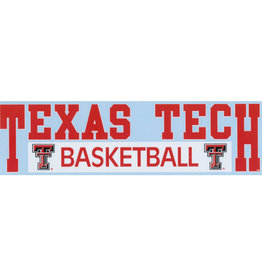 3x11 Texas Tech Basketball Decal