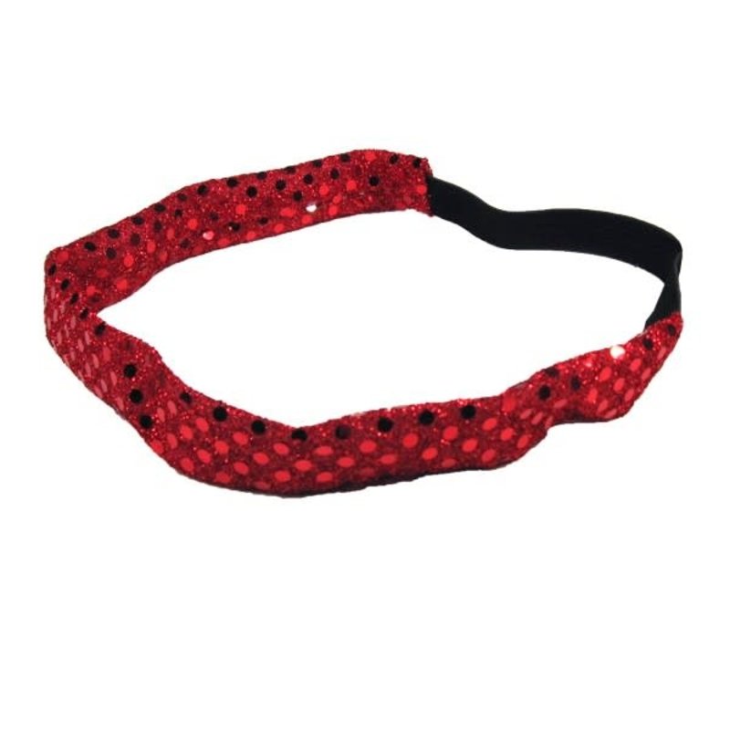 Red Glitter Headband