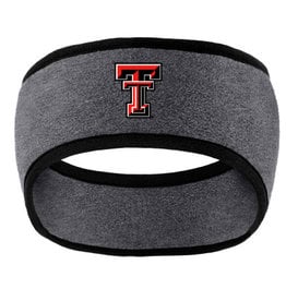 Advanced Graphix Two Tone Fleece Headband Grey/Black