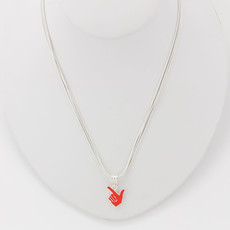 Guns Up Hand Necklace