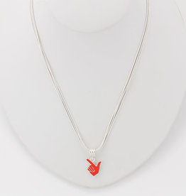 Guns Up Hand Necklace