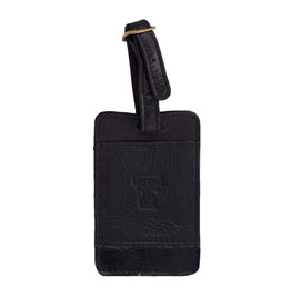 Westbridge Leather Luggage Tag - Black