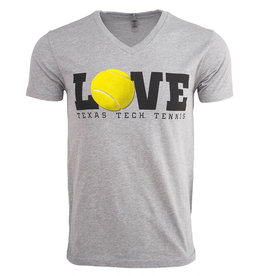 Next Level Tennis Love Puff Print Short Sleeve Tee