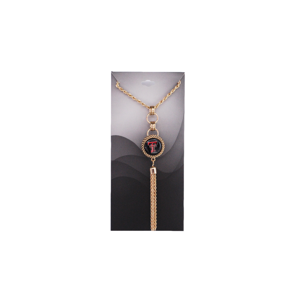 Gold Tassle Long Necklace